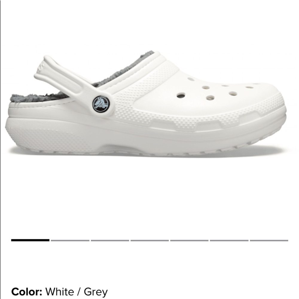 Fur lined Crocs